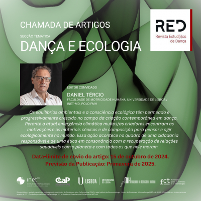 RED - Revista Estud(i)os de Dança | Chamada de artigos para secção temática: “Dança e Ecologia”